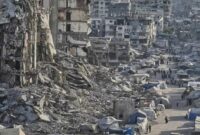 Bangunan Kota Gaza porak-poranda dihantam zionis Israel (Ist)