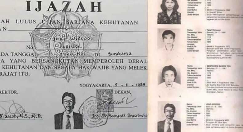 Dokumen ijazah Jokowi