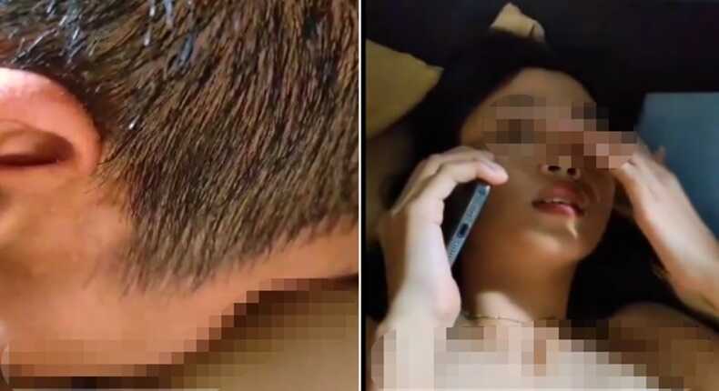 Tangkapan layar video – Jubir Morowali “Ngebor” Bareng dengan Pria China