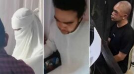 Foto Kolase: Cadar terbuka, kedok calon pengantin wanita ternyata seorang pria, hingga dibogem warga.