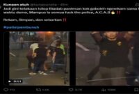 Tangkapan layar - Tagar Polisi Pembunuh Trending di media sosial,