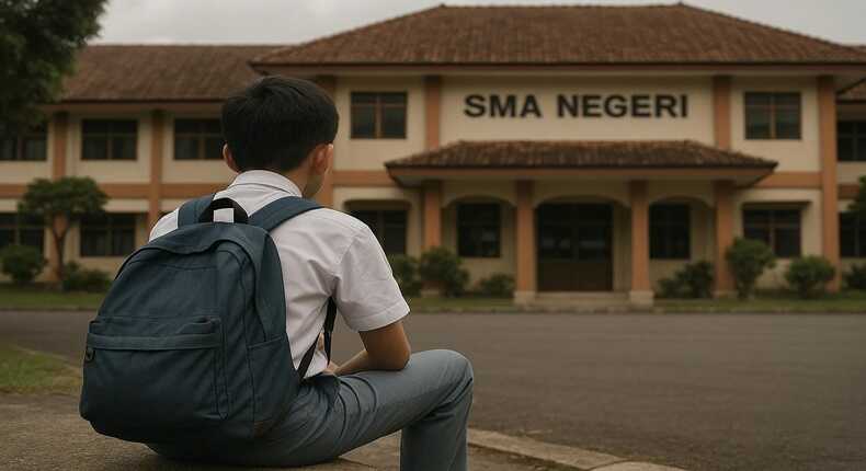 Foto ilustrasi – Siswa yang berprestasi pupus di tengan jalan karena tak punya orang dalam
