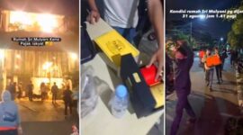 Foto kolase – Rumah Sri Mulyani Digeruduk, Dirusak hingga Kena “Pajak Rakyat”