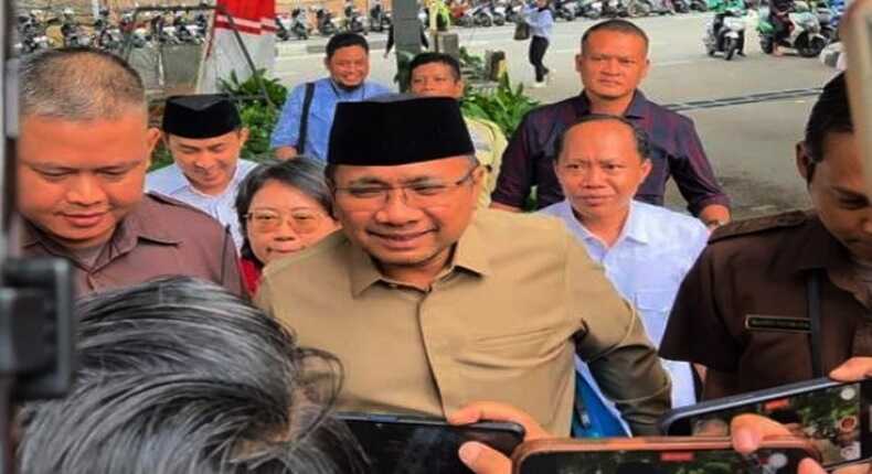 Mantan Menteri Agama (Menag), Yaqut Cholil Qoumas saat mendatangi KPK (Ist)