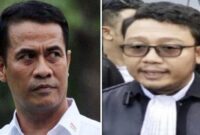 Foto kolase: Menteri Pertanian Andi Amran Sulaiman (pelapor) dan advokat Wawan Nur Rewa yang dilaporkan dalam kasus dugaan pencemaran nama baik.