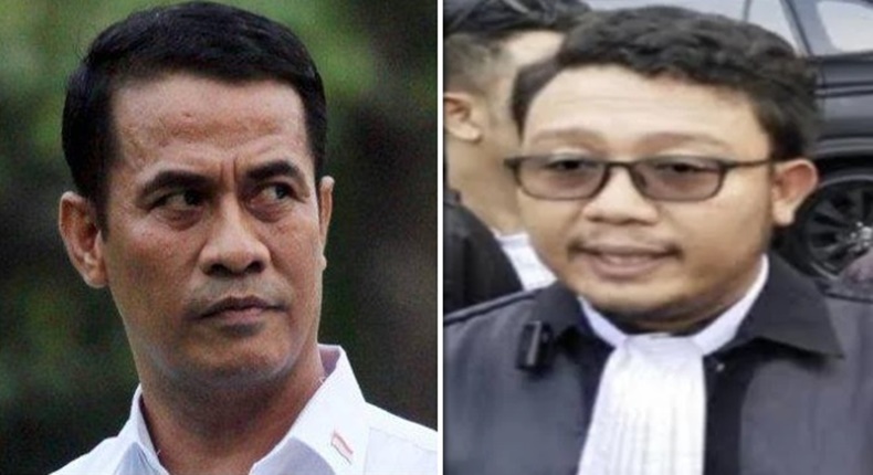 Foto kolase: Menteri Pertanian Andi Amran Sulaiman (pelapor) dan advokat Wawan Nur Rewa yang dilaporkan dalam kasus dugaan pencemaran nama baik.