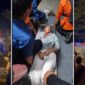 Foto kolase  - Penonton terluka akibat kericuhan di konser Watch On Fest 2025 di Parkiran Mal Pipo Makassar, Kamis (25/9/2025) malam.
