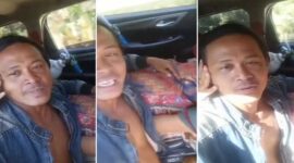 Tangkapan layar video viral - Seorang ayah menangis histeris di samping jenazah putrinya sambil meluapkan amarah, setelah bocah tersebut tewas digorok saat hendak pergi mengaji. (Foto kolase)