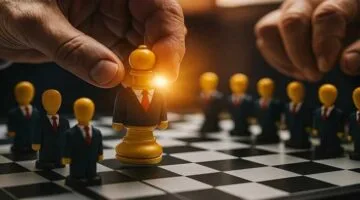 Ilustrasi catur politik