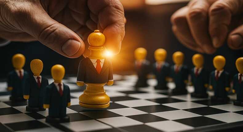 Ilustrasi catur politik