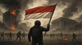 Foto ilustrasi – Aksi demonstrasi di berbagai wilayah Indonesia