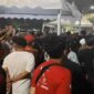 Tangkapan layar video – Turnamen domino Wali Kota Cup Parepare kacau para peserta ramai bersorak curang.