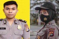 Foto Kolase : Brigadir Esco Faska Rely dan Briptu Rizka Sintiyani