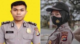 Foto Kolase : Brigadir Esco Faska Rely dan Briptu Rizka Sintiyani 