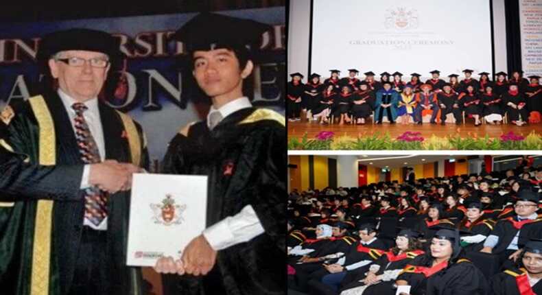 Tangkapan layar – Foto Wapres Gibran yang dianggap editan oleh netizen dan perbandingan Alumni MDIS Singapura.