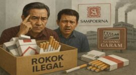 Foto ilustrasi - Peredaran Rokok Ilegal Merajalela, Sampoerna Resah, Gudang Garam Digilas Isu PHK?