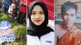 Foto kolase – Karyawati PNM Ditemukan Tewas Setengah Bugil di Pasangkayu dan pelaku 