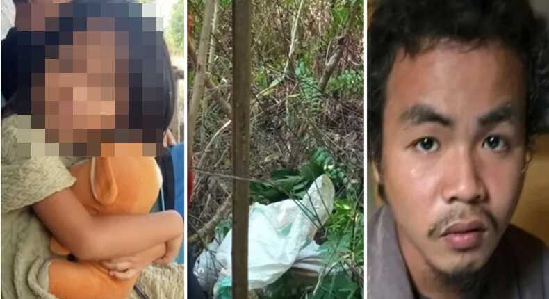 Foto kolase – Pelaku pembunuhan bocah perempuan berusia 5 tahun di Konsel, diringkus polisi.