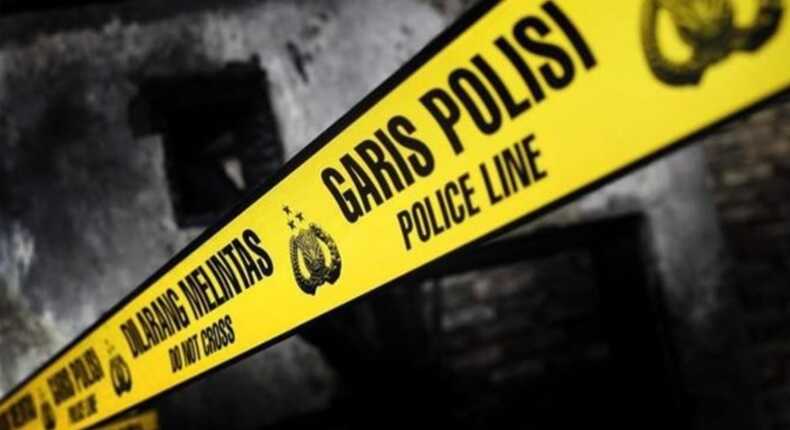 Foto Ilustrasi – Garis polisi