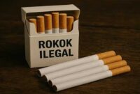 Foto ilustrasi – Rokok ilegal