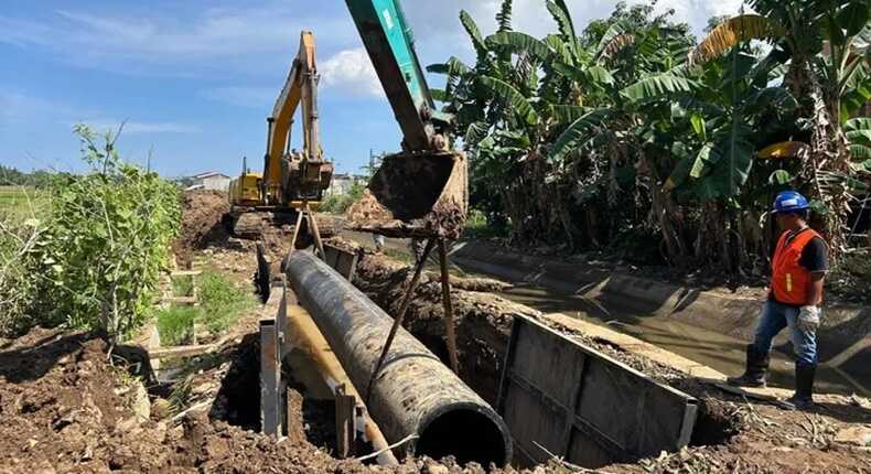 Pembangunan Sistem Penyediaan Air Minum (SPAM) Regional Mamminasata di Kabupaten Gowa, Sulawesi Selatan (Foto Pemkab Gowa)