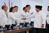 Sri Mulyani saat menghadiri rapat Kabinet Merah Putih di Istana Negara yang dipimpin oleh Presiden Prabowo, Minggu (31/8/2025) (Foto Instagram)