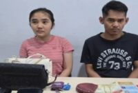 Mahasiswi asal Kampar, Riau, Sisilia Hendriani, ditangkap bersama kekasihnya Syamsul Zekri. (Ist)