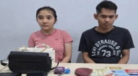 Mahasiswi asal Kampar, Riau, Sisilia Hendriani, ditangkap bersama kekasihnya Syamsul Zekri. (Ist)