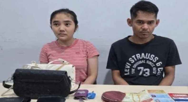 Mahasiswi asal Kampar, Riau, Sisilia Hendriani, ditangkap bersama kekasihnya Syamsul Zekri. (Ist)