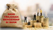Foto ilustrasi – Dana triliunan mengendap di bank