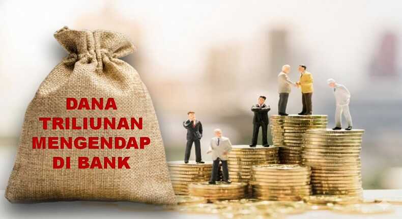 Foto ilustrasi – Dana triliunan mengendap di bank