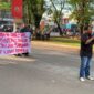 Aksi demonstrasi GMPH di depan Mapolda Sulsel mendesak Penyidik Polda untuk memberikan kejelasan terkait alasan Darmawansyah Muin masih bebas berkeliaran.