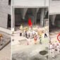 Tangkapan layar video viral – Detik-detik mandor kasar asal China memukul pekerja sebelum akhirnya dikeroyok hingga tewas.