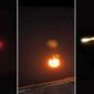Penampakan cahaya yang diduga meteor melintasi langit Cirebon pada Minggu malam (5/9/2025), terekam oleh kamera warga. Fenomena ini sempat memicu kehebohan di media sosial. (Tangkapan layar video warga)