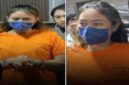 Foto kolase - Windi Sintia saat dihadirkan di hadapan wartawan dalam konferensi pers oleh aparat kepolisian.