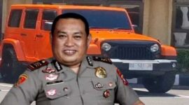 Foto Kolase – Mobil mewah Jeep Wrangler Rubicon milik Kasi Hukum Sipropam Polrestabes Makassar, AKP Ramli.