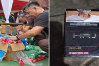 Foto Kolase – Pemusnahan rokok Smith dan HRJ Gold lolos