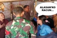 Tangkapan layar video - Terduga pelaku, A (baju cokelat) saat ditangkap warga, Kamis (2/10/2025).