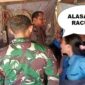 Tangkapan layar video - Terduga pelaku, A (baju cokelat) saat ditangkap warga, Kamis (2/10/2025). 