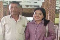 Tarman alias Degleng, kakek 74 tahun asal Karanganyar bersama dengan istri mudanya, Sheila Arika (Ist)