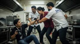 Foto ilustrasi – Wartawan dianiaya petugas SPPG saat meliput dapur kasus keracunan MBG