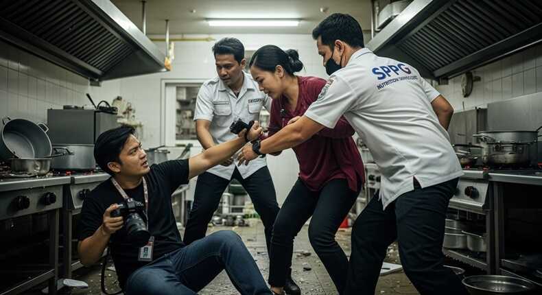 Foto ilustrasi – Wartawan dianiaya petugas SPPG saat meliput dapur kasus keracunan MBG