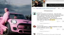 Foto Kolase – Owner MJB Skincare, Paramita Irfan dan tangkapan layar komentar netizen. 
