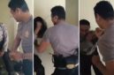 Tangkapan Layar Video Viral - 2 Siswa SPN Dipukul dan Ditendang Senior di Polda NTT