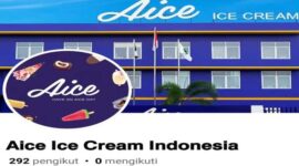 Tangkapan layar akun Instagram Aice Ice Cream yang digunakan pelaku Fikri Ali