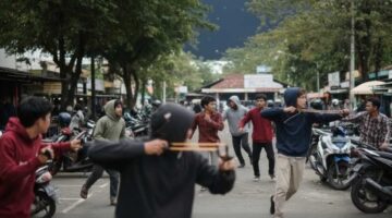 Foto ilustrasi – Geng Motor di Makassar serang pengunjung bazar di lokasi Jalan Singa