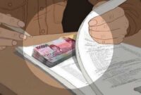 Foto ilustrasi menelisik jejak korupsi