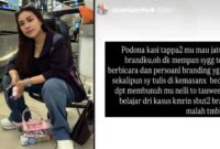 Foto Kolase – Owner MJB Skincare Paramita Irfan dan Story Instagram miliknya