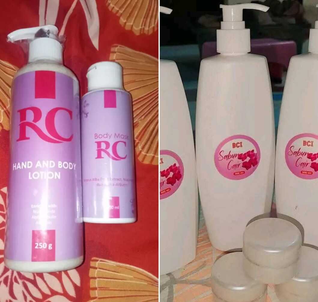 RC Hand and Body Lotion dan BCI Sabun Cair diduga belum mengantongi izin edar BPOM