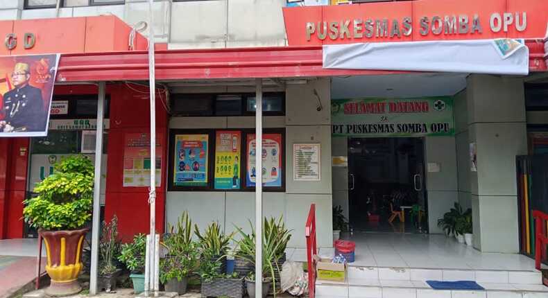 Puskesmas Somba Opu, Kabupaten Gowa, Sulawesi Selatan.